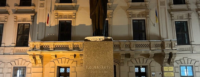 Socha Masaryka is one of Brno.