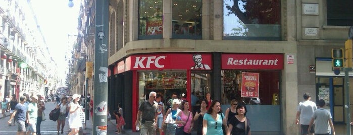 KFC is one of Barcelona.