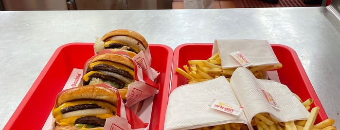 In-N-Out Burger is one of Downtown Las Vegas Favorites.