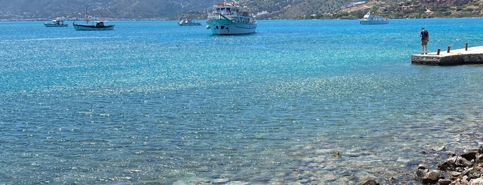 Boat Elounda - Spinalonga is one of Kreta.