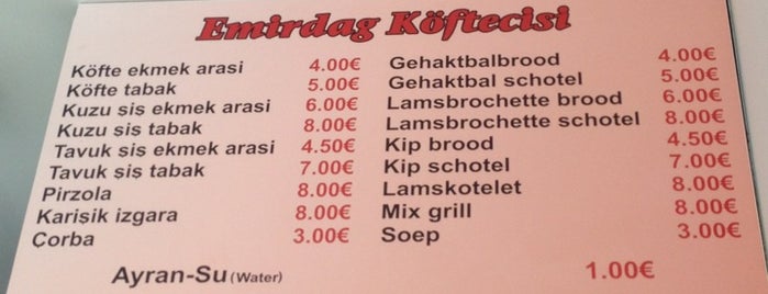 Emirdag Köftecisi is one of To-Do in Ghent.