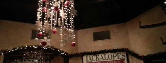 Jackalope's Bar and Grill is one of Tempat yang Disukai Isabella.