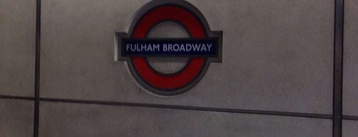 Fulham Broadway London Underground Station is one of London.