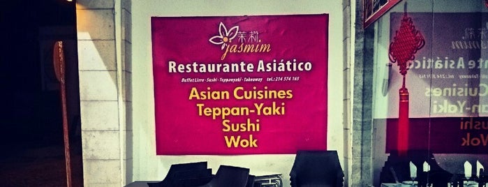 Restaurante Asiático Jasmim is one of Tempat yang Disukai Guto.