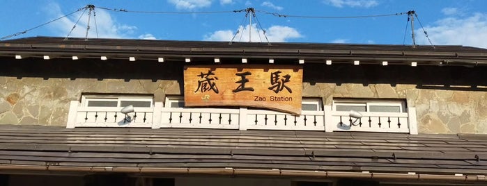 蔵王駅 is one of 停車したことのある駅.