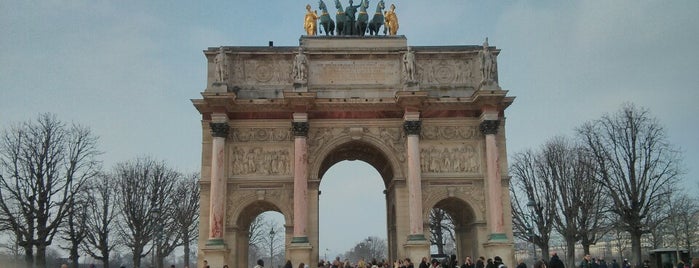 Arc de Triomphe du Carrousel is one of gezdiğim yerler.