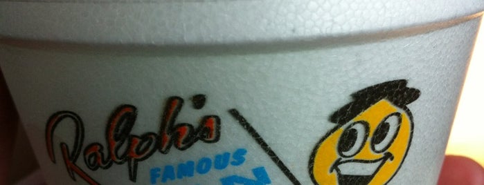 Ralph's Famous Italian Ices is one of สถานที่ที่บันทึกไว้ของ Kimmie.