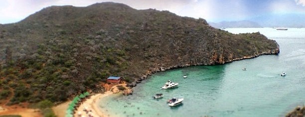 Isla El Faro is one of Mochima.