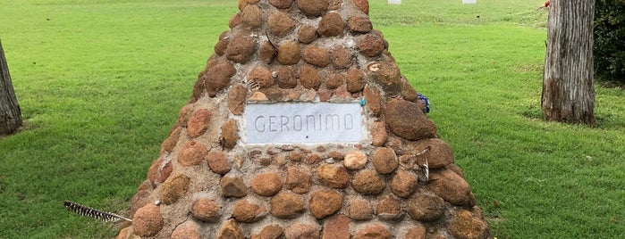 Geronimo's Grave at Fort Sill is one of Route 62 Roadtrip.