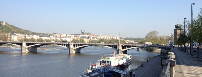 Jirásek-Brücke is one of A little walgue in Prague.