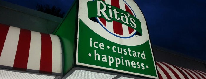 Rita's Italian Ice & Frozen Custard is one of Lugares favoritos de Kate.