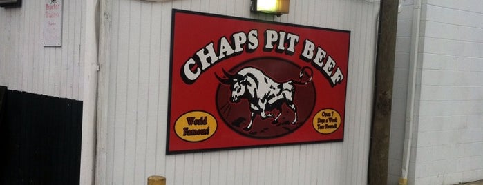 Chaps Pit Beef is one of The 15 Best Places for Quick Lunch in Baltimore.