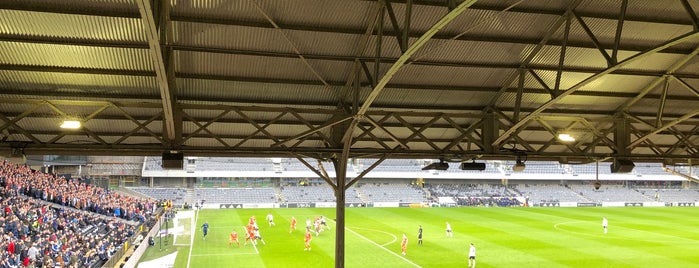 Johnny Haynes Stand (Craven Cottage) is one of favourite.