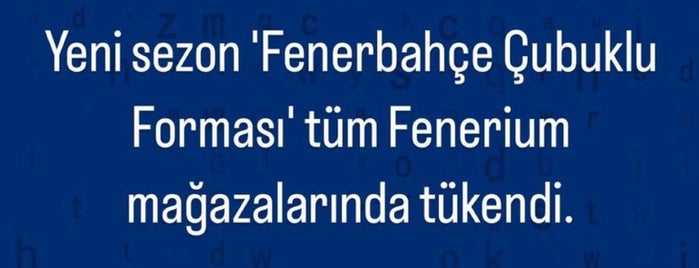 Fenerium is one of Ankara.