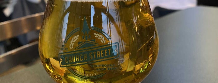 Church Street Brewing Company is one of Chicagoland Craft Breweries.
