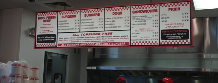 Five Guys is one of Triad Checklist.