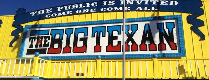 The Big Texan Steak Ranch is one of Restaurants in various cities.