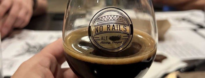 No Rails Ale House is one of Albany.
