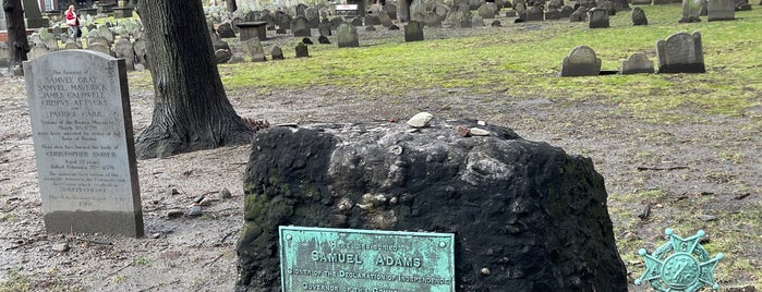 Grave of Samuel Adams is one of Boston, Massachusetts.