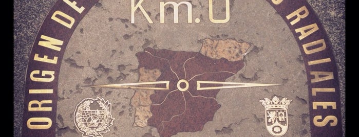 Kilómetro 0 is one of Madrid.
