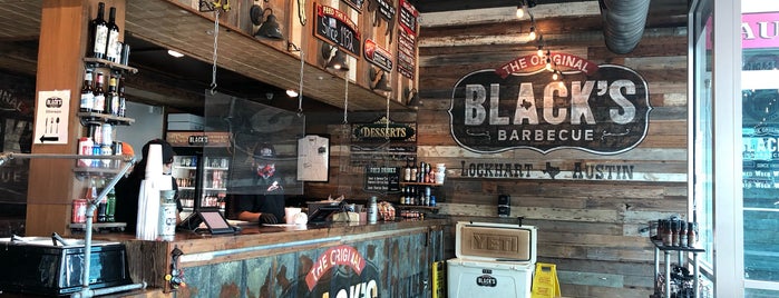 Black's BBQ is one of Gregori's Saved Places.