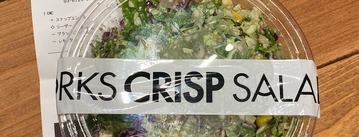 Crisp Salad Works is one of Places we've tried.