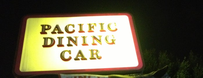 Pacific Dining Car is one of 24-hour (and late-night) spots.