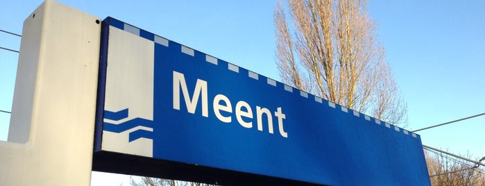Tramstation Meent is one of Metrolijn 51, Amsterdam.