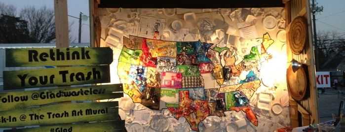 Trash Art Mural - Glad/Keep America Beautiful is one of GALVESTON ROADTRIP 2023.