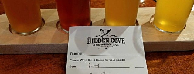 Hidden Cove Brewing Company is one of New England Breweries.