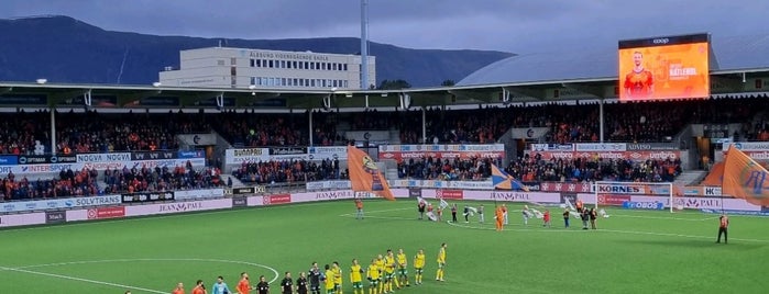 Color Line Stadion is one of Norske fotballarenaer/Norwegian football stadiums.