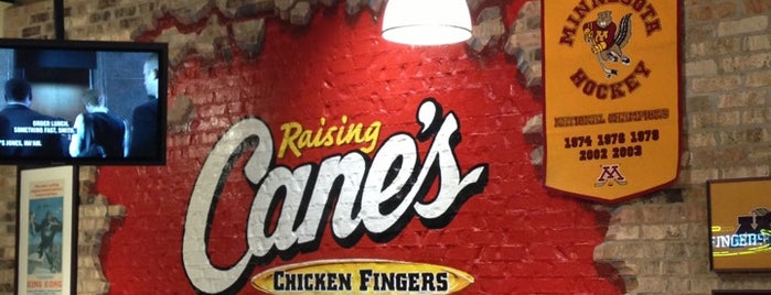 Raising Cane's Chicken Fingers is one of U of M/Twin Cities.