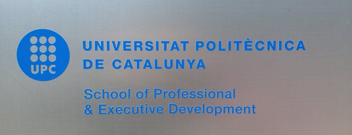 UPC School of Professional & Executive Development is one of Barcelona.