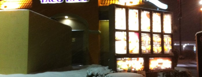 Taco Bell is one of On and Off Campus Dining.