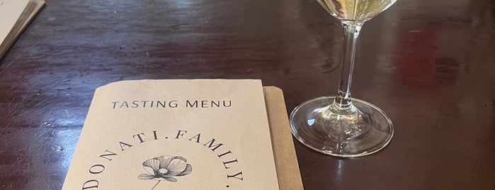 Donati Family Winery is one of Napa-Valley-Dining.