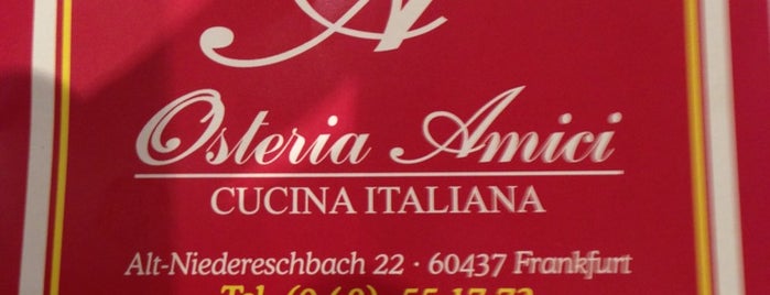 Osteria Amici is one of Italien & Pizza.