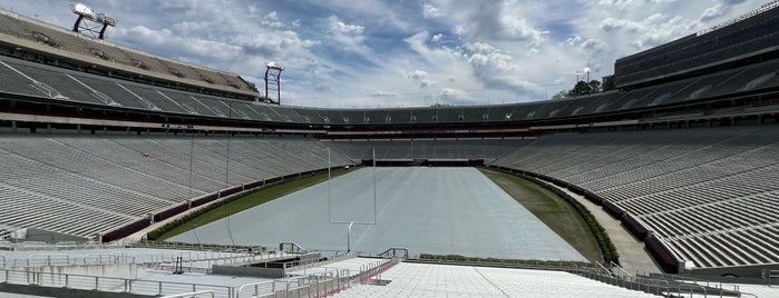 Sanford Stadium is one of All American's Sports Venues.