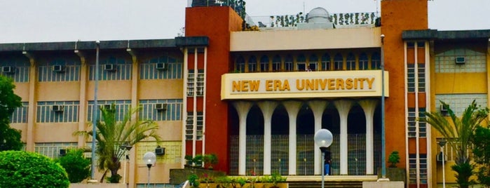 New Era University is one of nyaanne's former hang outs.