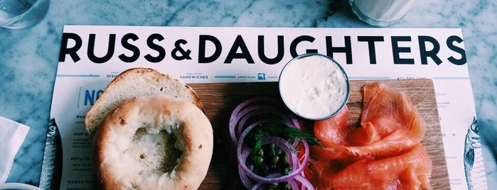Russ & Daughters is one of NY To Do List.