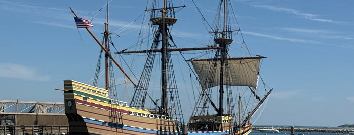 Mayflower II is one of Plymouth.
