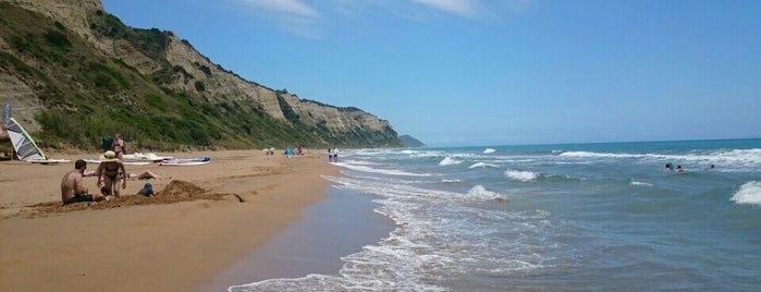 Gardenos Beach is one of Greece. Corfu.