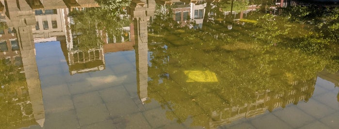 Copley Fountain is one of Boston.