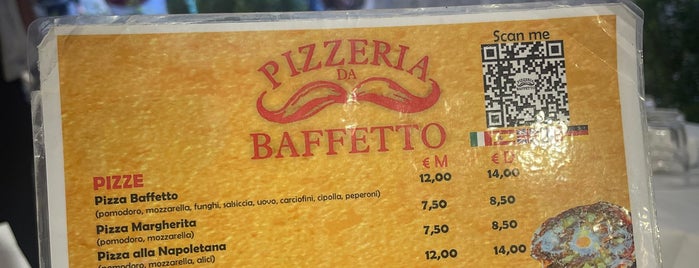 Pizzeria da Bafetto is one of Roma y Firenze.