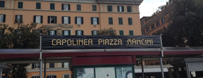 Piazza Mancini is one of A Roma in Italia.