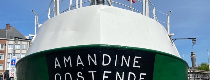 Museumschip Amandine is one of Oostende.