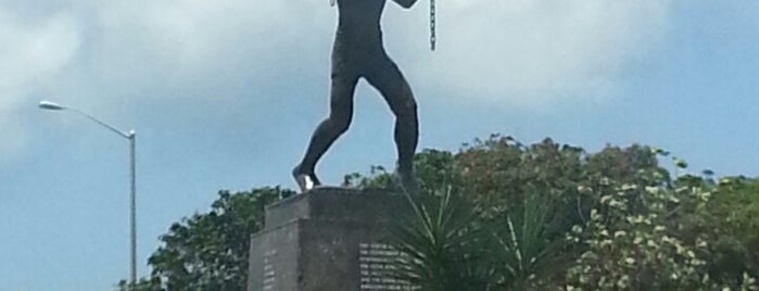 Bussa Emancipation Monument is one of Wonders of Barbados.