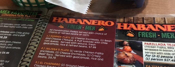 Habaneros TEX-MEX Kitchen is one of Texas.