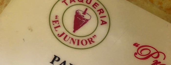 Taquería El Junior is one of comer rico.