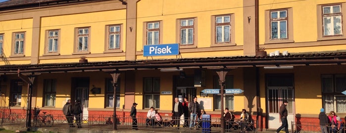 Železniční stanice Písek is one of Písek.
