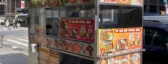 Tariq's #1 Halal Food Cart is one of NYC to do.
